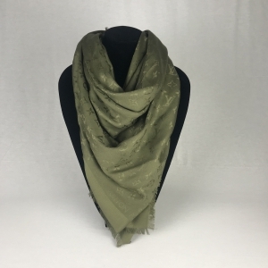Louis Vuitton Monogram Shawl Kaki - La Garderobe | Second hand